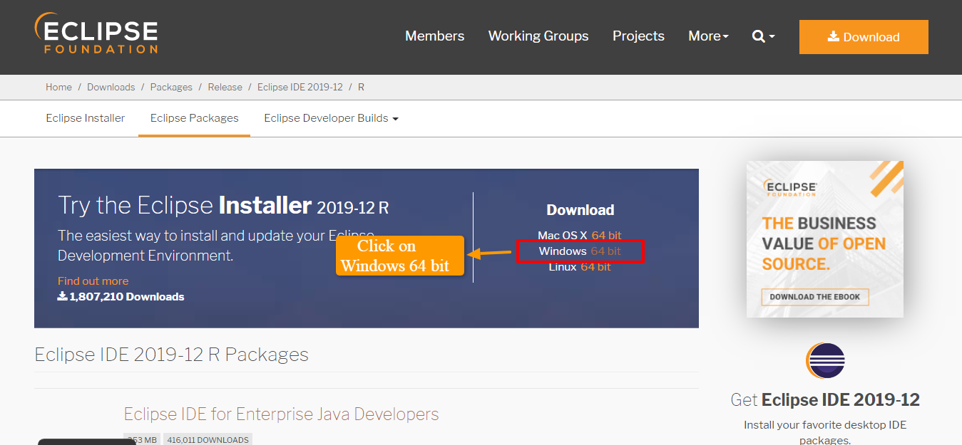 How to install Eclipse on Windows Webmobilez